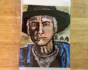 Blank 5x7 Cowboy Michael note cards with envelopes