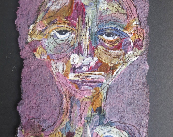 Contemporary Art Tar Paper Painting Series by Julie Steiner Etsy