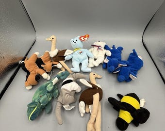 Ty Teenie Beanie Babies クロード・ザ・カニ – マルチカラー 1990年代