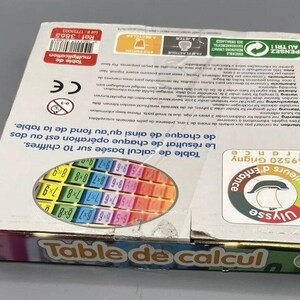 Rekentafel-tafel van vermenigvuldiging Leerhulpmiddel Kinderen Rekenhulp afbeelding 3