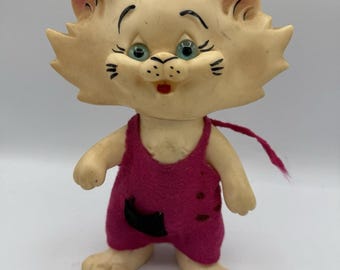 Roy Des of FLA 1970 Red Headed Boy Farmer Mouse Bank Blue