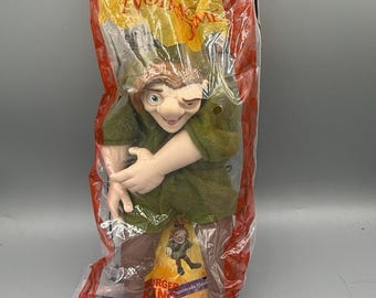 1996 Burger King Quasimodo pluche klokkenluider Notre Dame verzegeld speelgoed