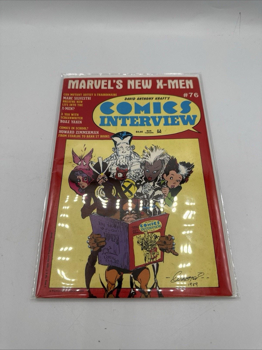 David Anthony Kraft's Comic Interview #76 (1989) Fictioneer Comics VF ...