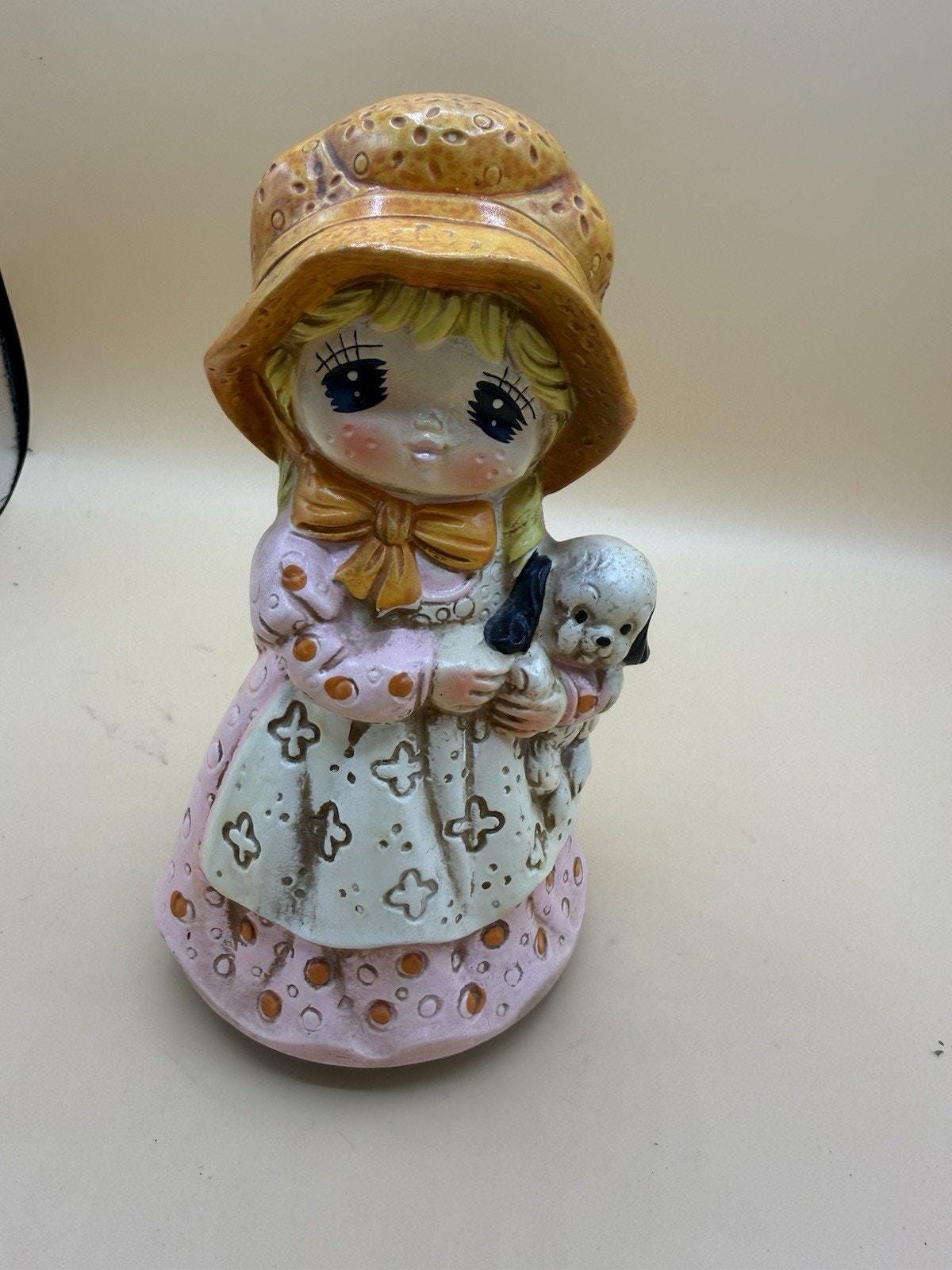 Vintage Music Box Girl Figurine, Ceramic Music Box, Musical Box - Etsy