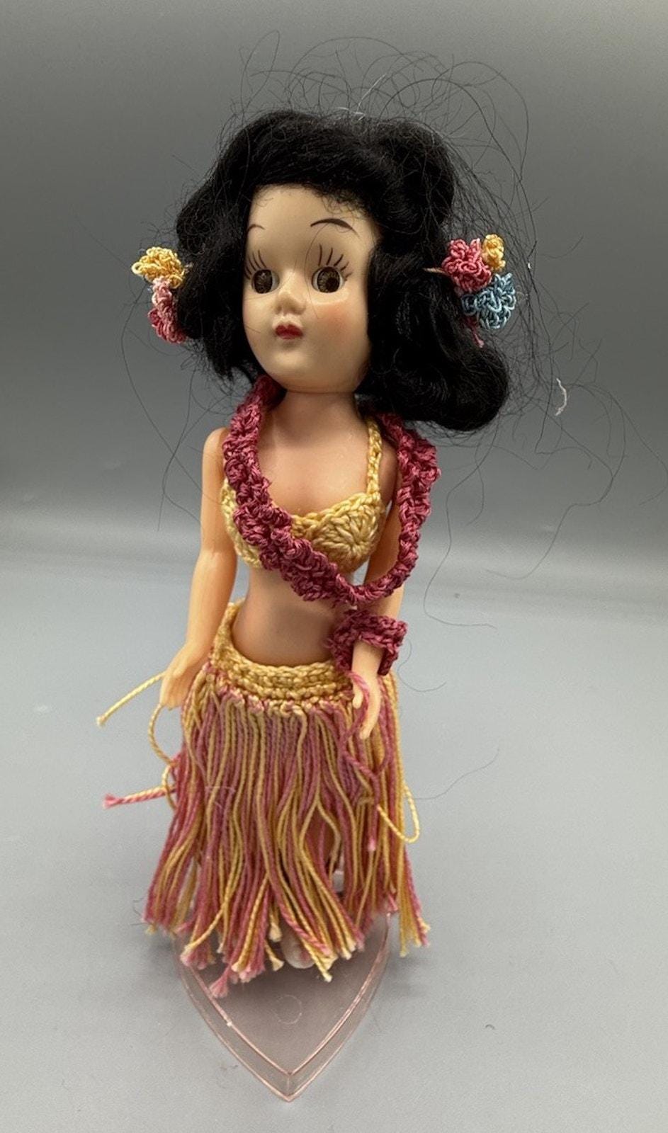 Vintage Hula Hawaiian Doll - Etsy
