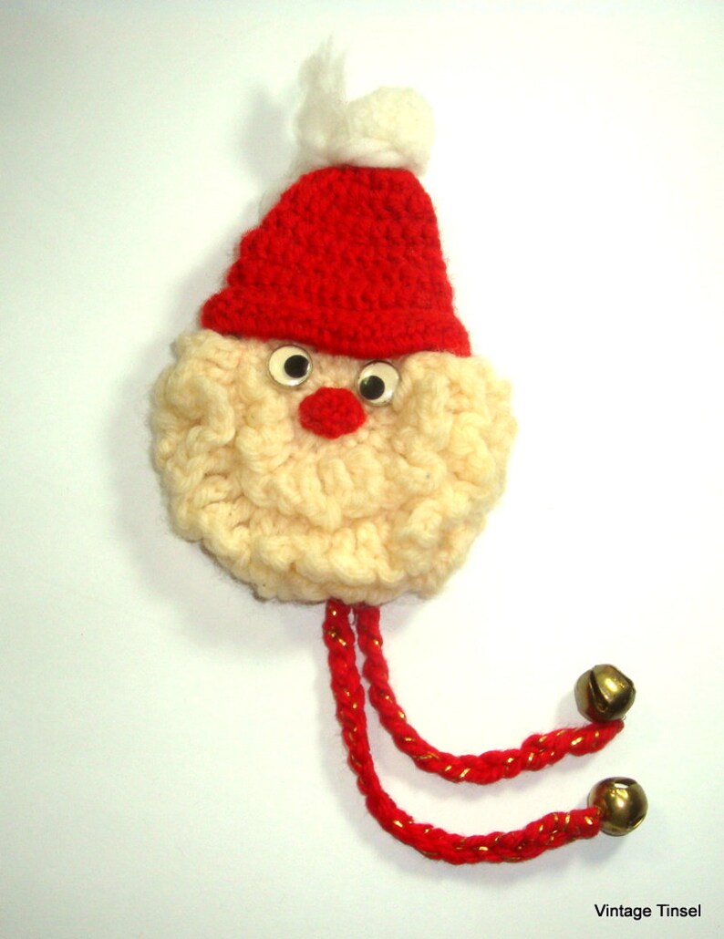 Vintage Santa Door Candy Holder Door Knob Cover Christmas Etsy