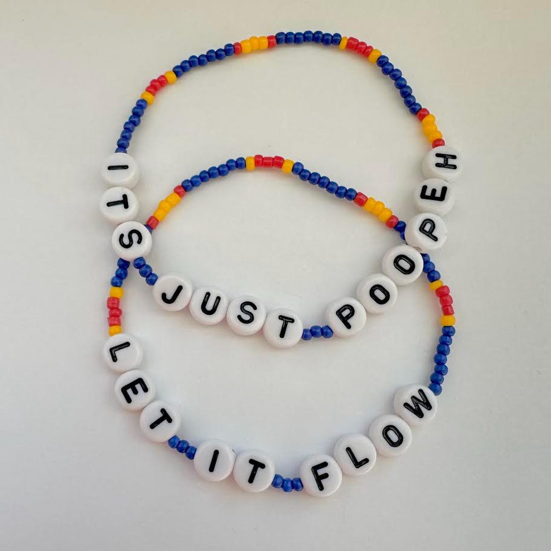 MNIGIU Kosmetiktasche „It’s Just Poopeh Let It Flow“ – TV-Serie Inspiriert, Wasserdicht, 23x15 Cm