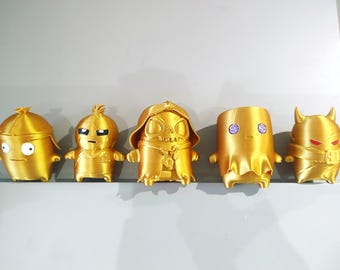 Bonecos colecionáveis/decorações de bolo dos amigos do Golden Sprite