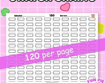 Nuancier pour marqueurs, crayons, aquarelle (téléchargement PDF instantané)