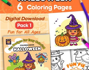 Coloriages d'Halloween : des motifs effrayants et amusants, audacieux et faciles (téléchargement PDF)