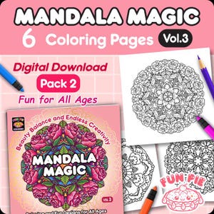 Printable Mandala Coloring Pages: Hand-Drawn Patterns (PDF Download)