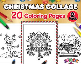 Coloriages de Noël : 20 motifs à imprimer pour les fêtes de fin d'année (PDF)