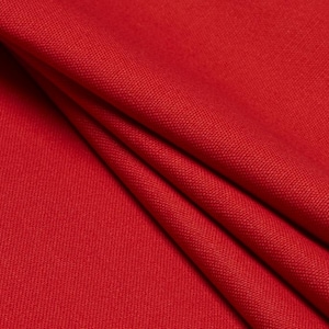 Panno di anatra rosso 100% cotone Venduto a metro continuo