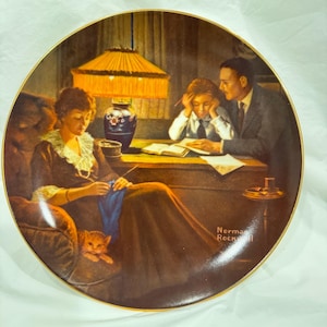 Norman Rockwell Collectible Plates (set of 3)