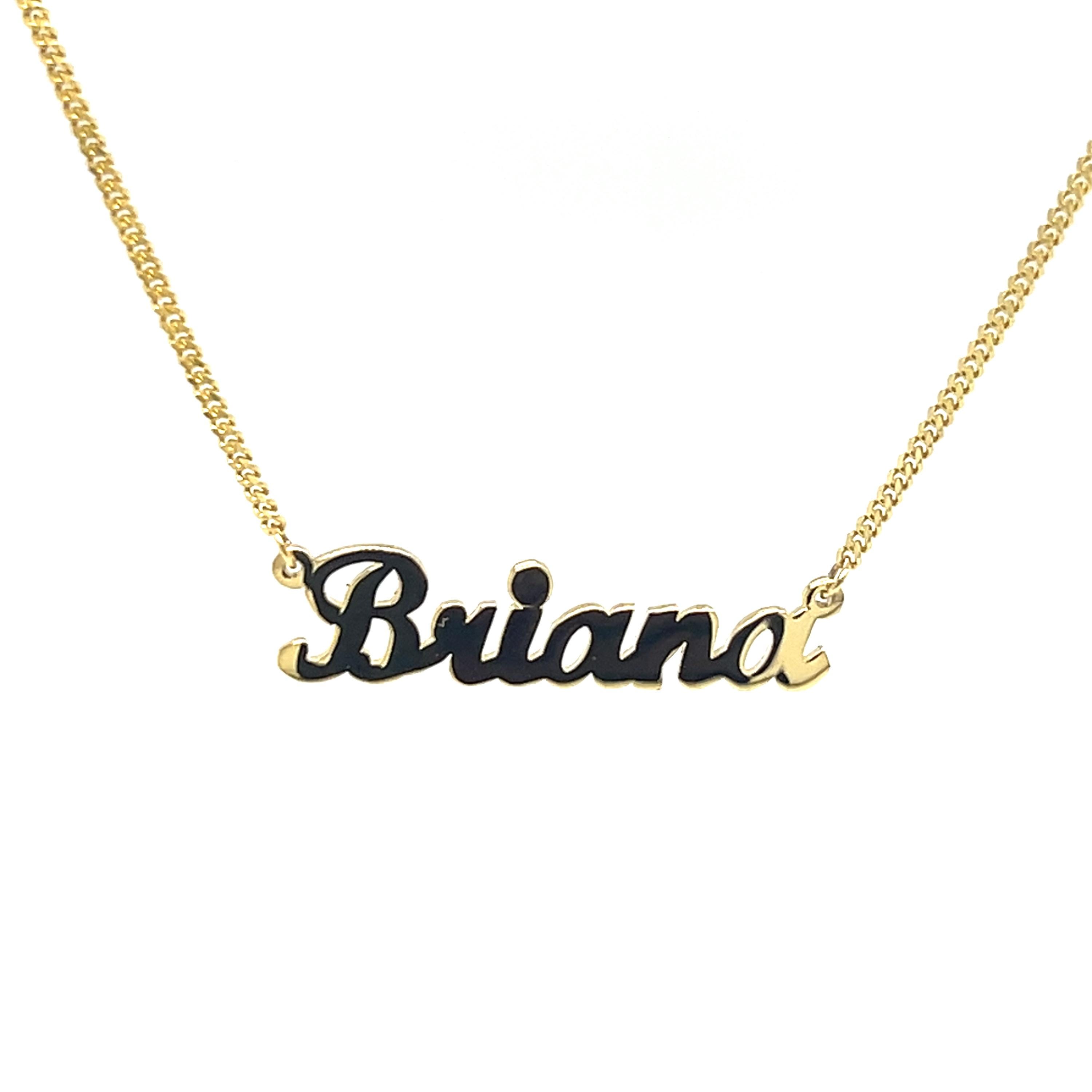 Name Briana Necklace - Main Image