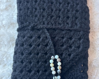 Funda de ganchillo para libros / Funda para Kindle, Biblia o agenda con puntada de abuela (tamaños personalizados)