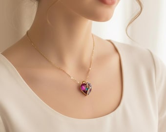 Love Actually Necklace in 14 K Gold - Etsy Canada