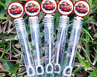 5 Bubbles - Cars Bubble Wands - Cars Favors - Cars Party - Classroom Gifts - Party Favors - Candy Bags - Mater