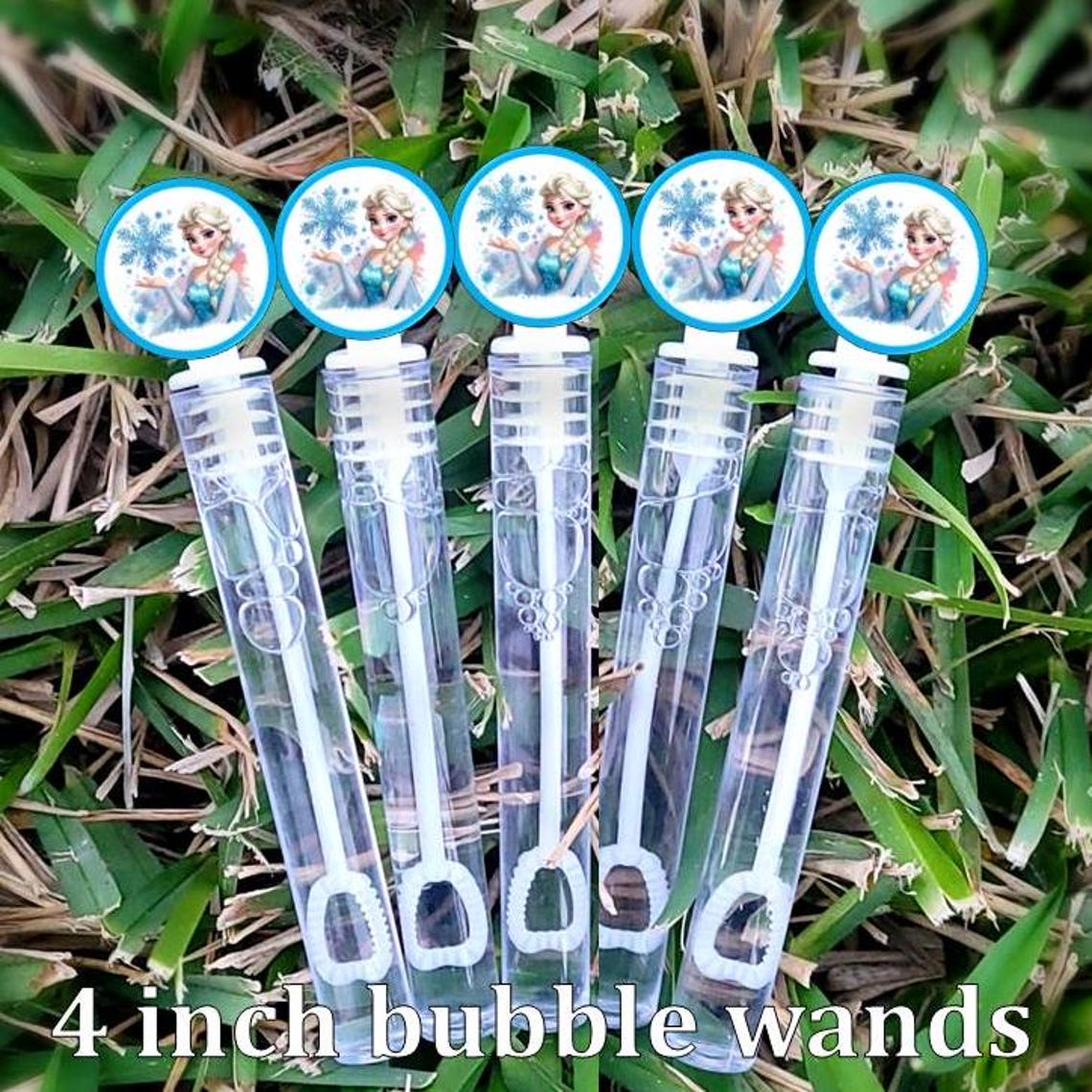 8 Bubbles Frozen Bubble Wands Elsa Favors Frozen Party