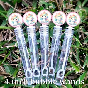 8 Bubbles - Unicorn Bubble Wands - Unicorn Favors - Unicorn Party - Classroom Gifts - Party Favors - Candy Bags