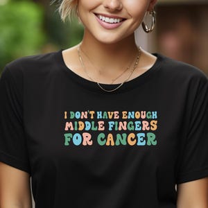 Funny Cancer Awareness Shirt, Cancer Survivor Gift, Breast Cancer Warrior, Cancer Support TShirt,Stronger Than Cancer Tee,Chemotherapy Shirt