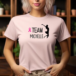 Personalized Cancer Team Shirt, Cancer Awareness Shirt, Cancer Survivor Gift, Breast Cancer Warrior, Cancer Support Shirt,Chemotherapy Shirt