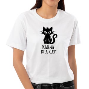 Karma Is A Cat Shirt, Eras Cat Lover T-shirt, Cat Tee, Karma Is A Cat Sweatshirt, Midnights Cat Tee, Merch Outfit, Eras Shirt