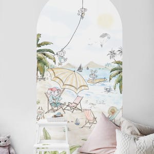 Peel and stick Arch Wallpaper Decal - Playa