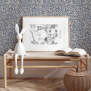 Carta da parati in rotolo - Ditsy Daisy blu