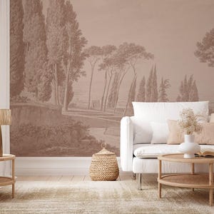 Landscape Wallpaper - Mural - TOSCANY terra