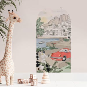 Peel and stick Arch Wallpaper Decal - Monaco