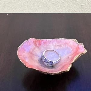 Oyster Shell Jewelry Dish - various colors