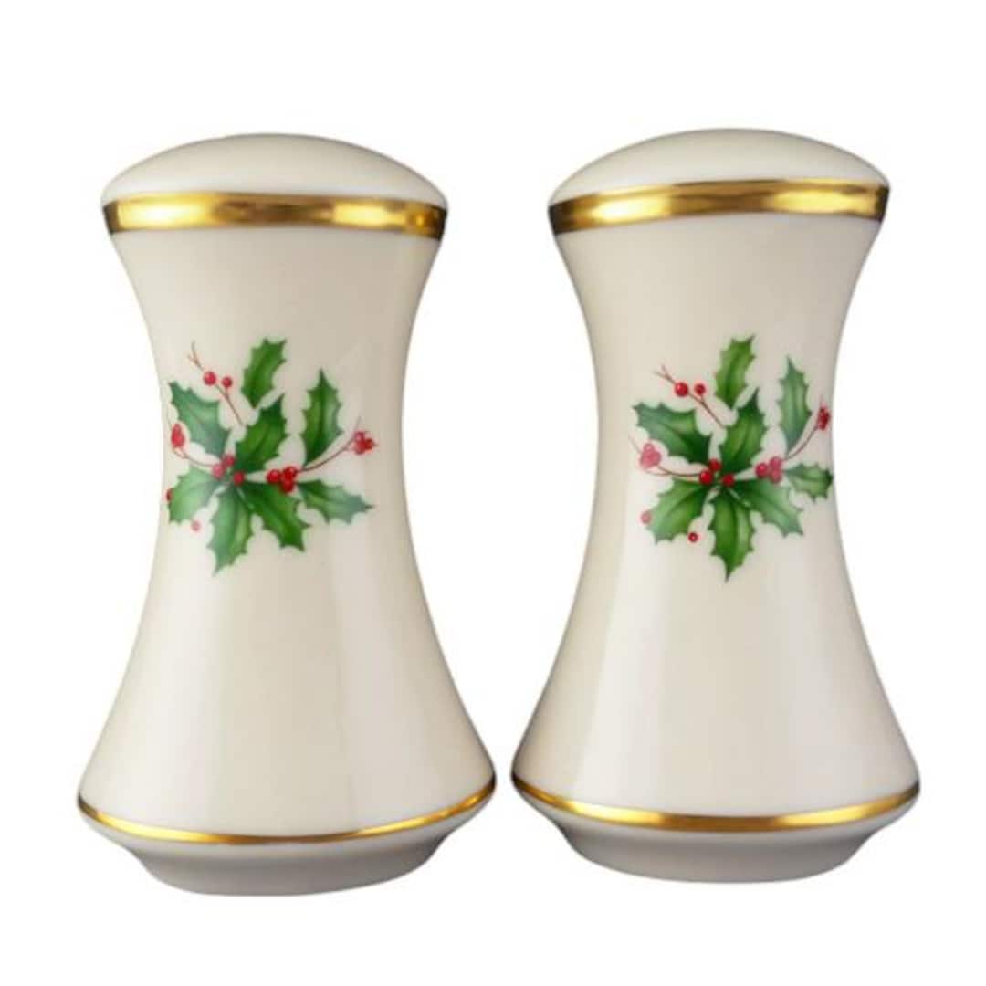 Lenox Christmas Salt And Pepper Shakersnull