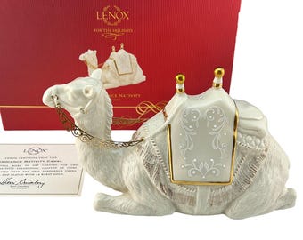 Lenox China Nativity INNOCENCE Lying Camel Kneeling MIB