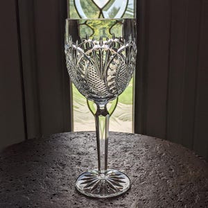 Waterford Crystal SEAHORSE Water Goblet 8 1/2&quot; ~ Mint  Beautiful & Iconic