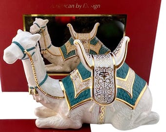 Lenox China First Blessing Nativity Kneeling CAMEL Free Shipping