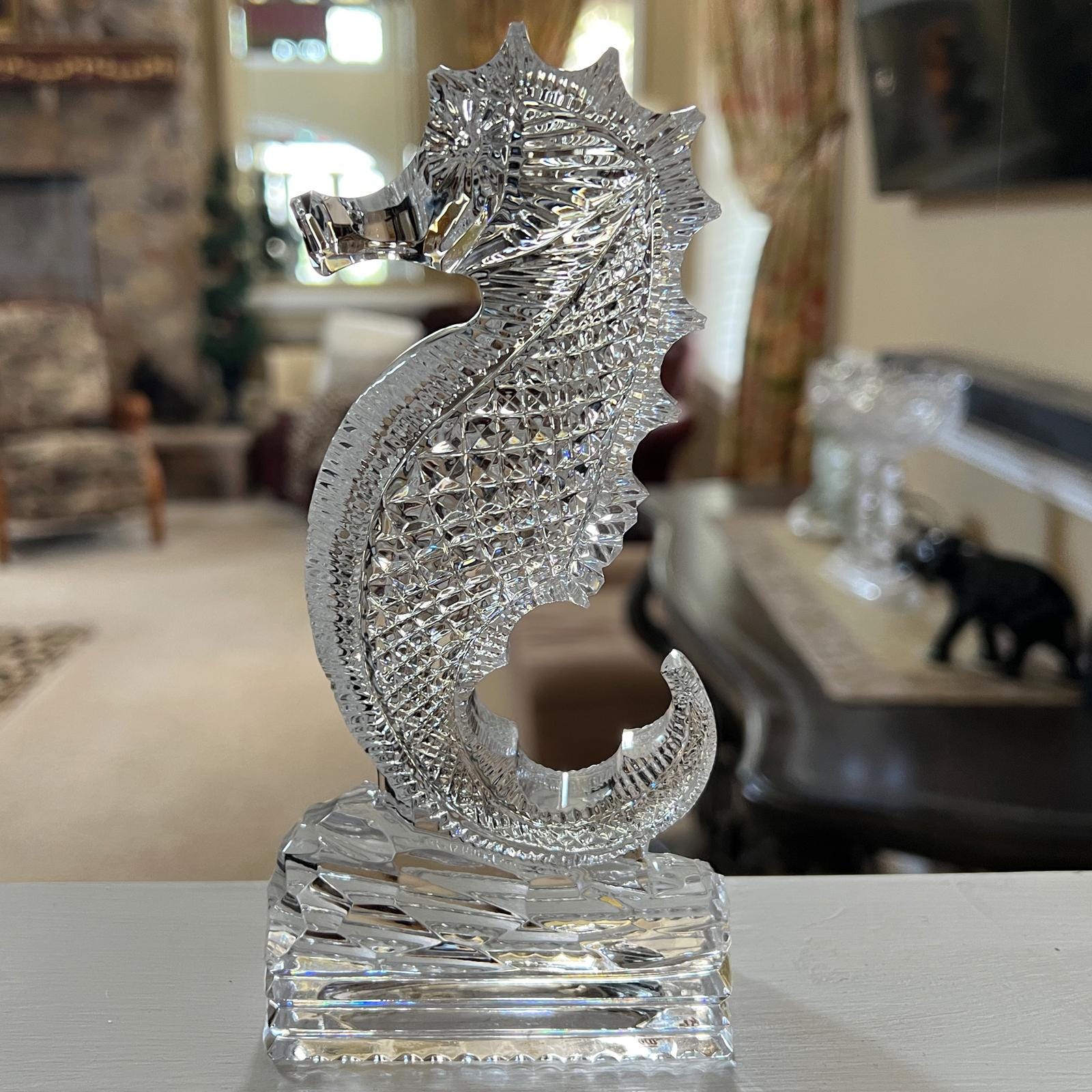 Waterford Seahorse - Etsy