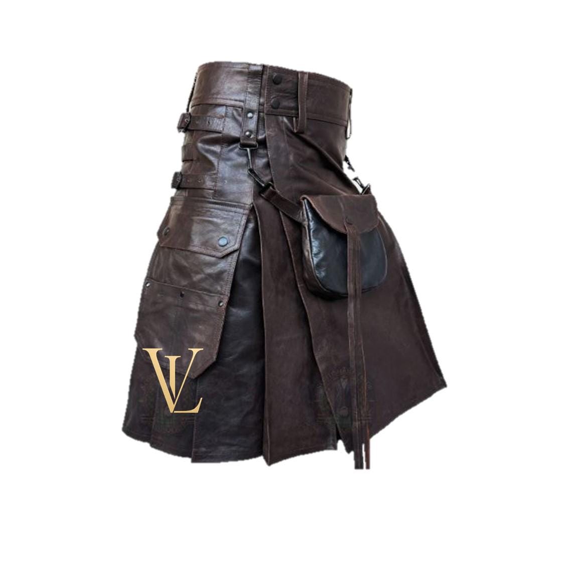 Kilt con cinturino in pelle - Italia