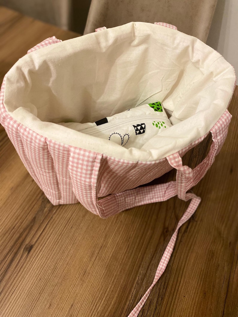 Pink Plaid Everyday Tote