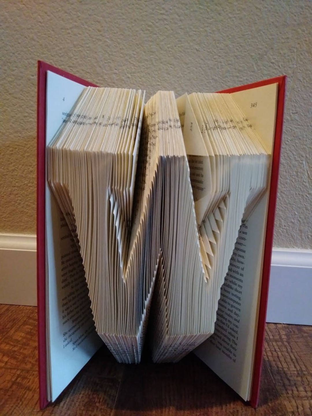 W Folded Book Pattern - Etsy