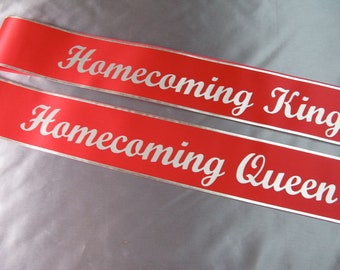 Sash with Your title in any colors w/Fastener, 3" x 72" complete wrap around sash