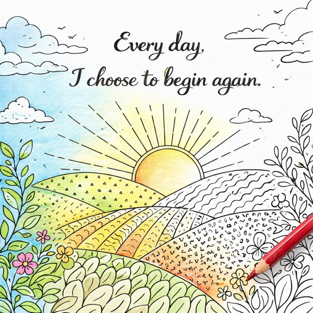Printable Colouring Affirmation Cards • Mindfulness Self Care Quotes ...
