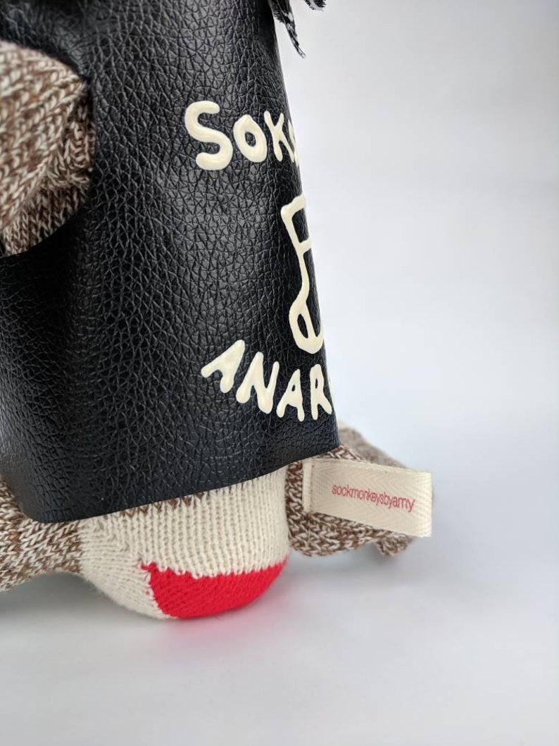 Biker sock monkey
