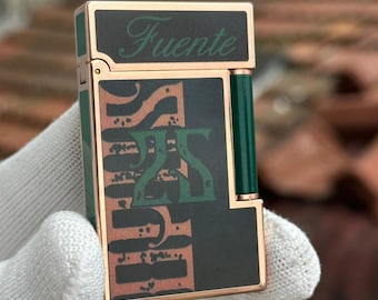 Briquet S.T Dupont Ligne 2 Fuente Green Palladium 1: 1 Édition Limitée de haute qualité