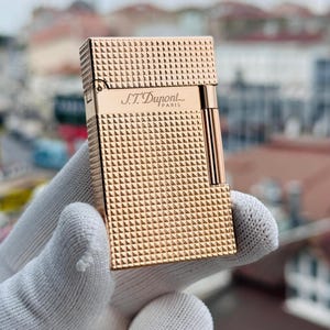 New Stock St Dupont Rose Gold Ligne 2 Paris High quality 1:1 Replica Kutulu Ve Sertifikalı Luxury Gift