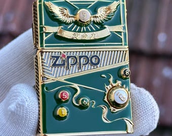 Zippo ビリヤード ラック 限定版 金メッキライター ハンドメイド 男性向けギフトコレクション