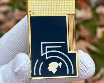 Briquet St Dupont noir et or Cohiba 55 ans homme collection cadeau 1:1 haute qualité