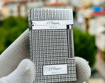 St Dupont Paris Silver Lighter  Ligne 2 Limited Collection Man Gift Video 1:1 High quality