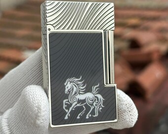 Briquet St Dupont Cheval Édition Limitée Ligne II Briquet 1:1 Cadeau de luxe de haute qualité