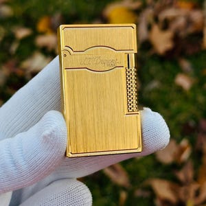 デュポン ゴールド ライター 金メッキ 限定コレクション 男性向けギフト ビデオ 1:1 レプリカ 高品質